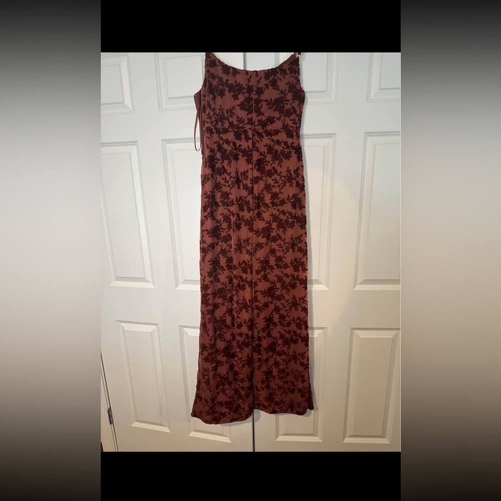 Revery Velvet Floral Dress - Picture 2 of 7